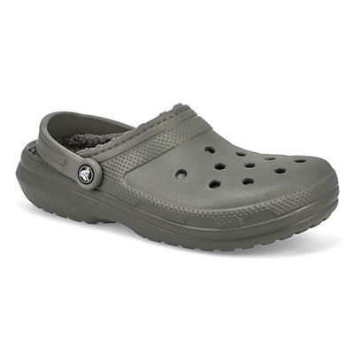 Mns Classic Lined Comfort Clog - Slate Grey