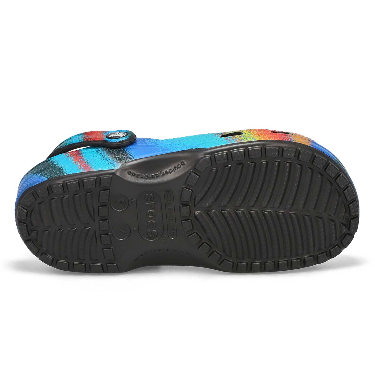 Sabot CLASSIC SPRAY DYE, noir/multi, femmes