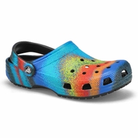 Sabot CLASSIC SPRAY DYE, noir/multi, femmes