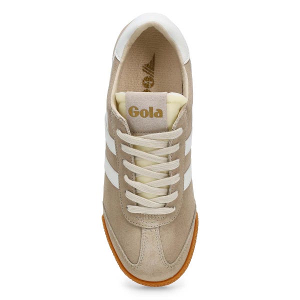 Women's Elan Lace Up Sneaker - Bone/White