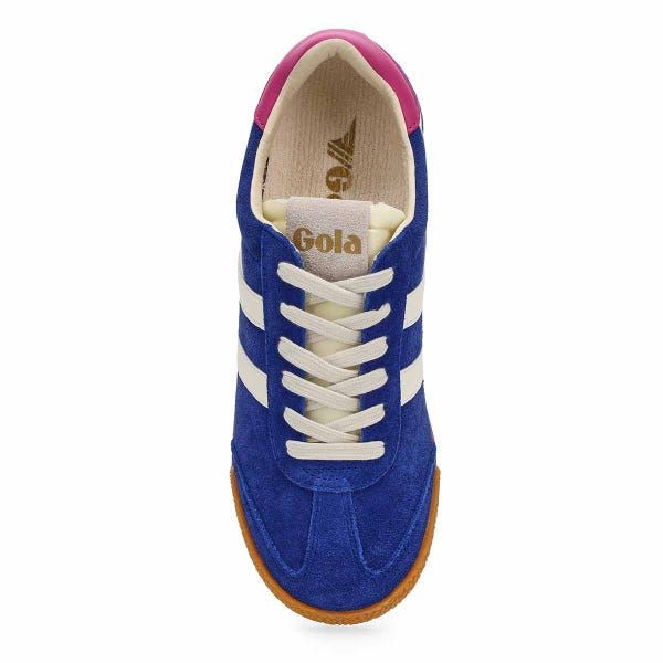 Women's Elan Lace Up Sneaker - Deep Blue/Off White/Shocking Pink