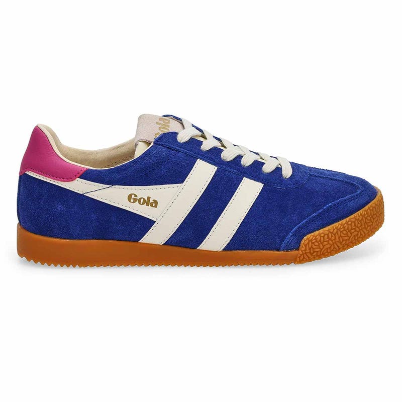 Women's Elan Lace Up Sneaker - Deep Blue/Off White/Shocking Pink