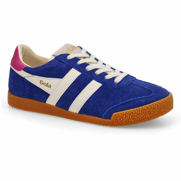 Women's Elan Lace Up Sneaker - Deep Blue/Off White/Shocking Pink