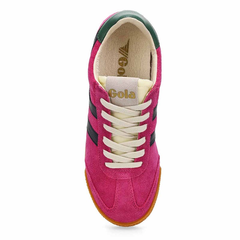 Women's  Elan Lace Up Sneaker - Fuchsia/Black