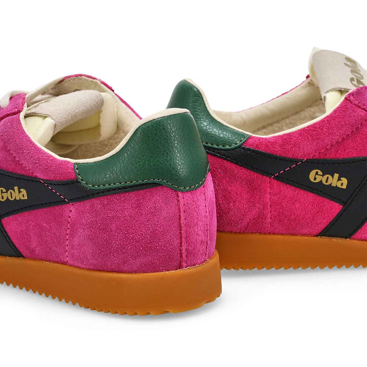 Women's  Elan Lace Up Sneaker - Fuchsia/Black