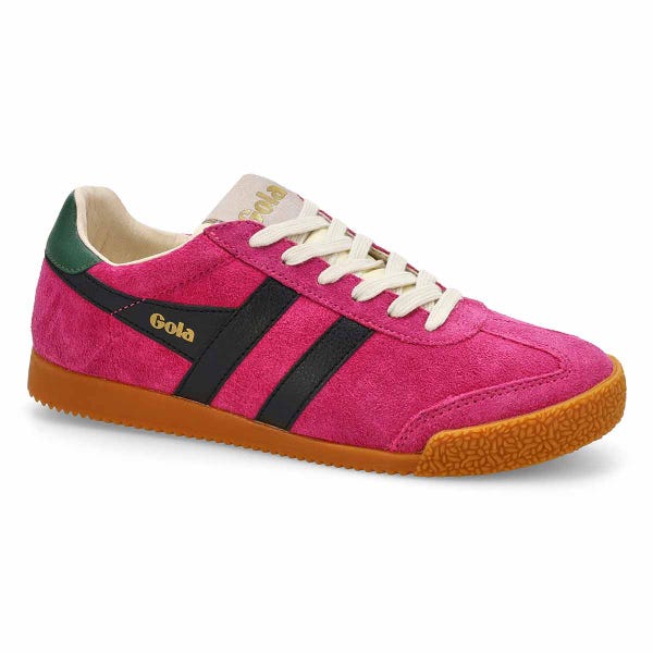 Women's  Elan Lace Up Sneaker - Fuchsia/Black