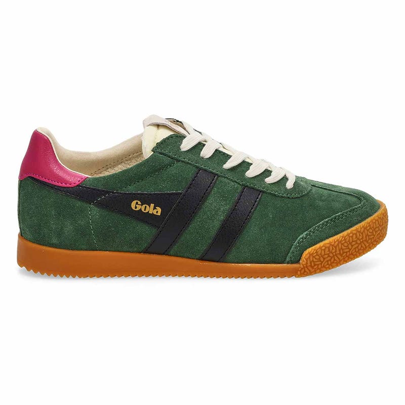 Women's  Elan Lace Up Sneaker - Evergreen/Black