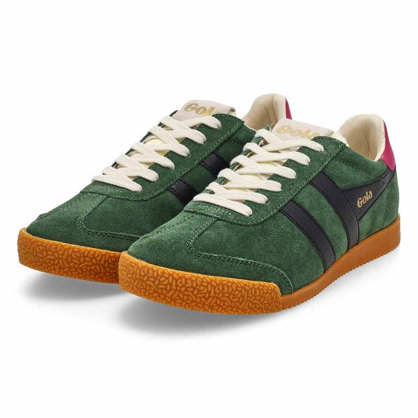 Women's  Elan Lace Up Sneaker - Evergreen/Black