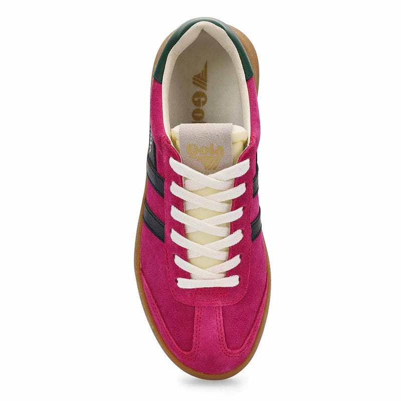 Baskets à lacets ATHENA, fuchsia/noir, femmes