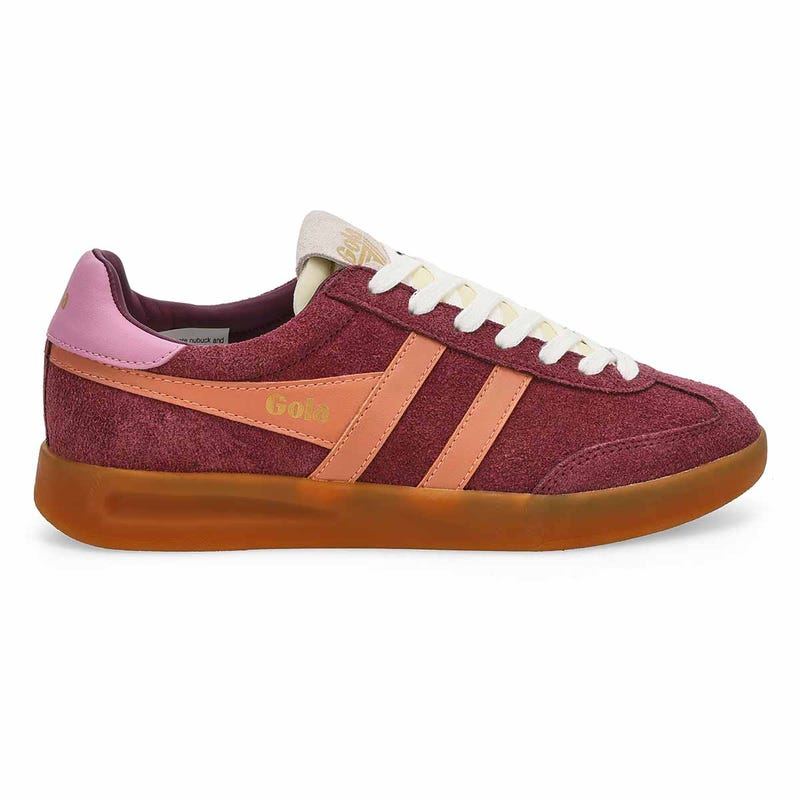Women's  Cyclone Lace Up Sneaker - Wine/Gum