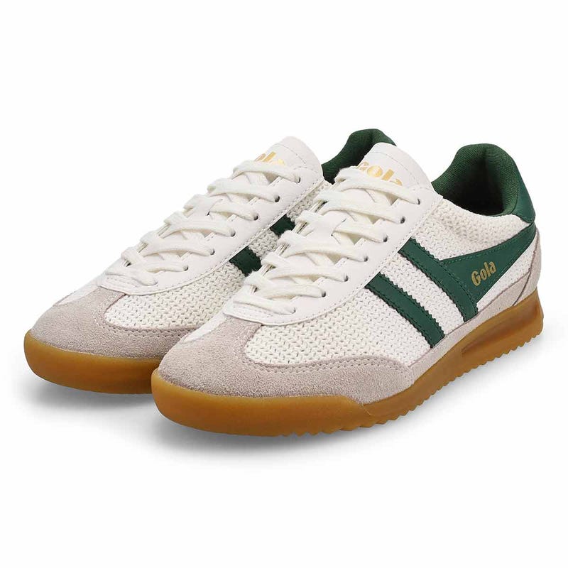 Women's  Tornado Zephyr Lace Up Sneaker - Off White/Evergreen