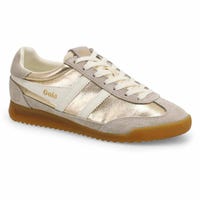 Baskets à lacets FIREFLY METALLIC, or/blanc cassé, femmes