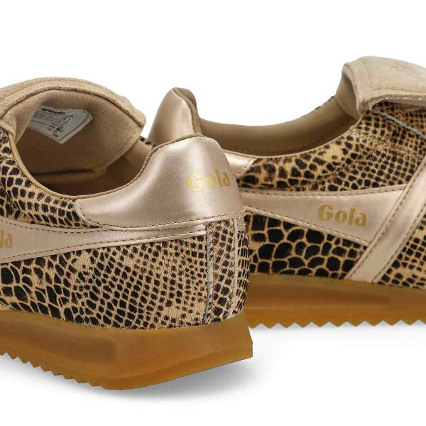 Baskets à lacets STADIUM 86 SAHARA, serpent/or, femmes