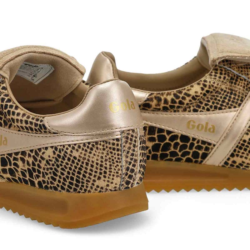 Baskets à lacets STADIUM 86 SAHARA, serpent/or, femmes