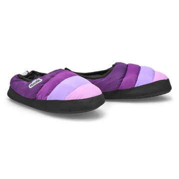 Women's Classic Colours Full Back Slipper - Purple