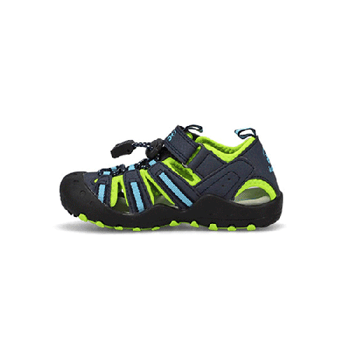 Kamik Infants' Crab Closed Toe Sandal - Blue | SoftMoc.com