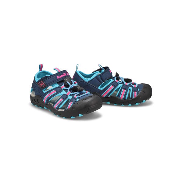 Infants' Crab Closed Toe Sandal - Navy/Teal