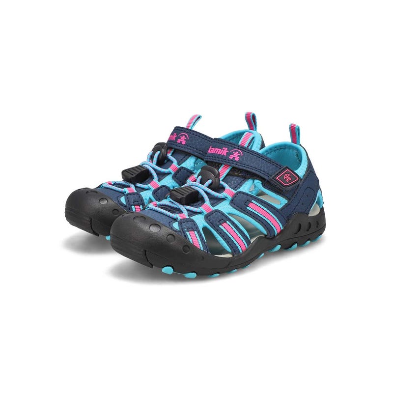 Infants' Crab Closed Toe Sandal - Navy/Teal