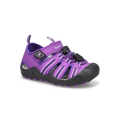 Inf-G Crab Closed Toe Sandal - Purple
