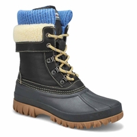 Women's Creek Waterproof Winter Boot - Black/Blue