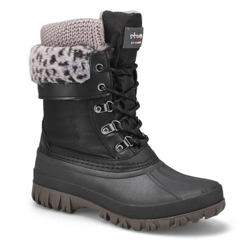 Women's Creek Waterproof Winter Boot - Black/Cheet