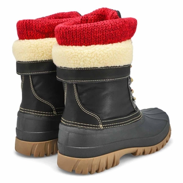 Women's Creek Lace Up Wtpf Winter Boot - Black