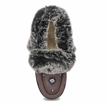 Mocassin végane CUTE 5 V3, gris, femmes