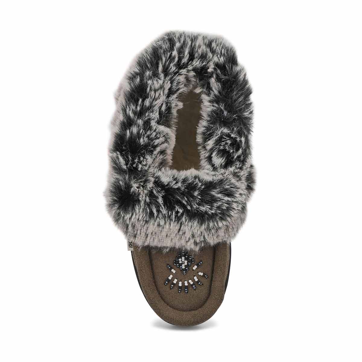 SoftMocs avec fausse fourrure de lapin CUTE 6 JR, gris, filles