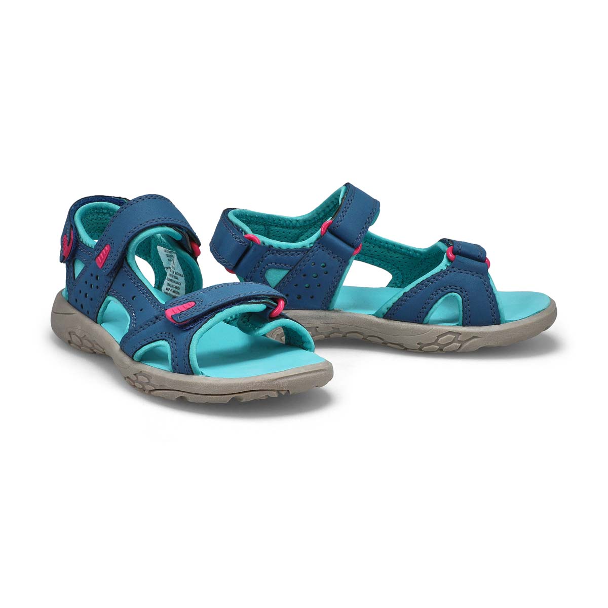 Girls' Daisy Sport Sandal - Navy/Turquoise