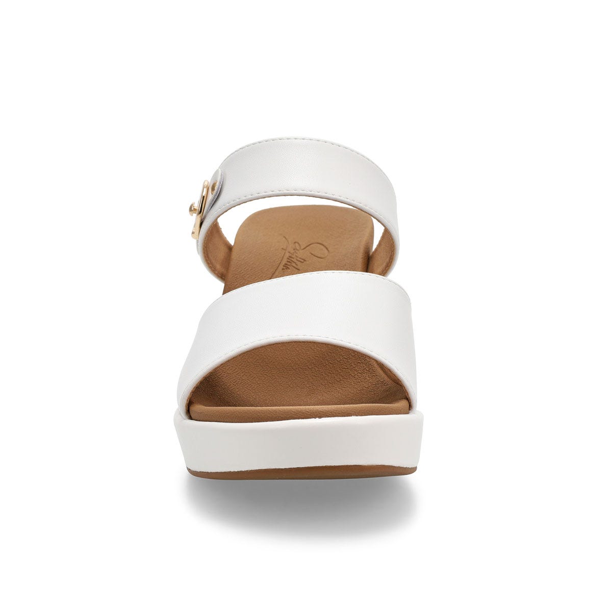 Sandale habille en cuir DANA, blanc, femmes