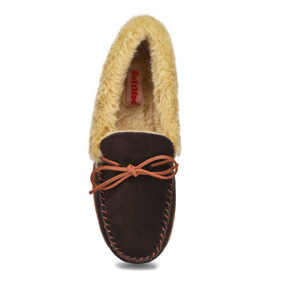 Men's Daniel Crepe Sole Lined SoftMocs - Rootbeer