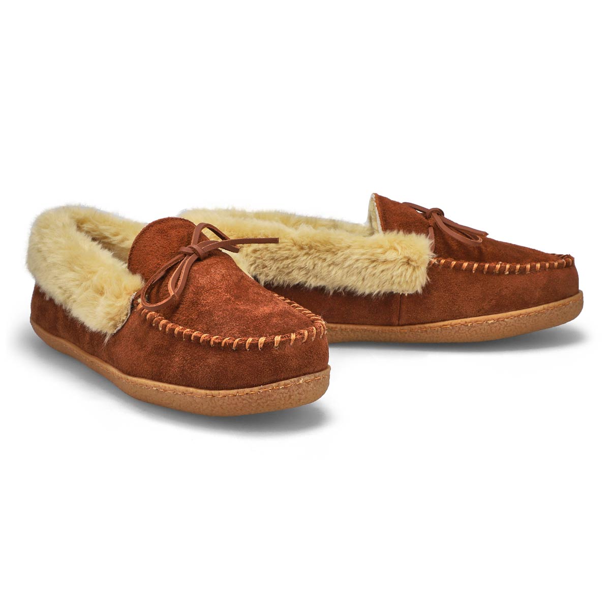 Men's Daniel Crepe Sole Lined SoftMocs - Spice