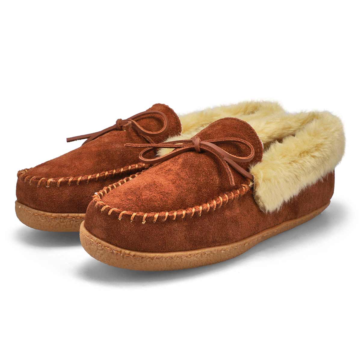 Men's Daniel Crepe Sole Lined SoftMocs - Spice