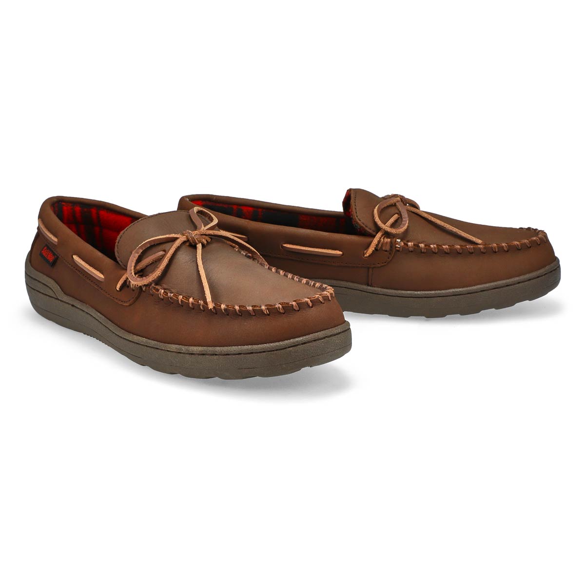 SoftMocs Danny, cuir brun Crazyhorse, homme