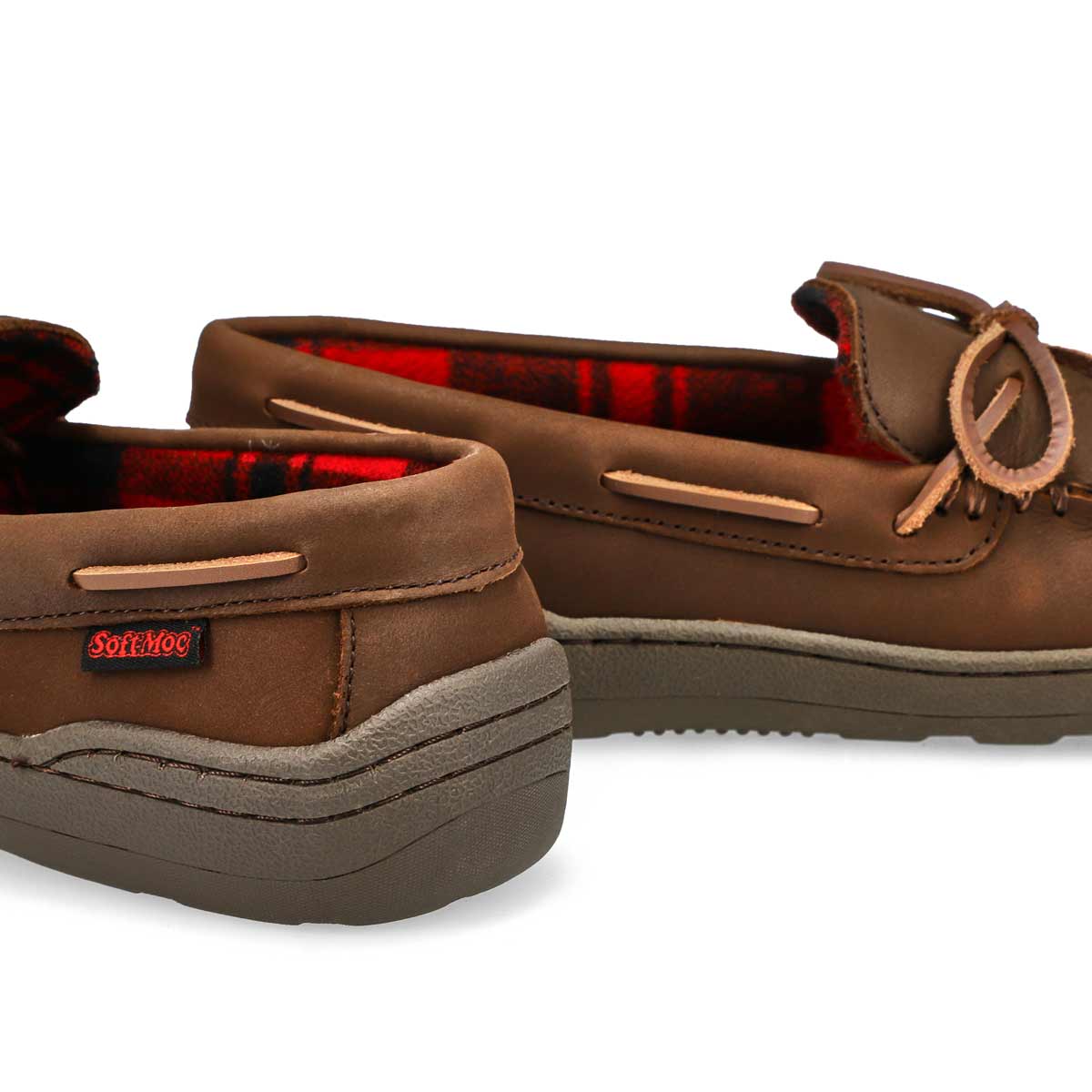 SoftMocs Danny, cuir brun Crazyhorse, homme