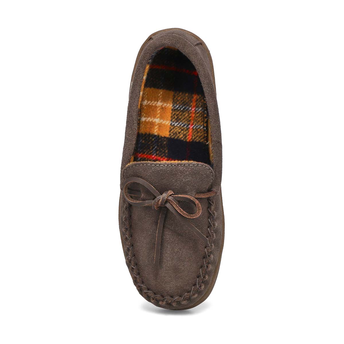 Kids' Danny Jr Suede SoftMocs - Dark Brown