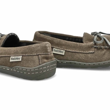 Mocassin en suède Danny Jr, gris, enfant