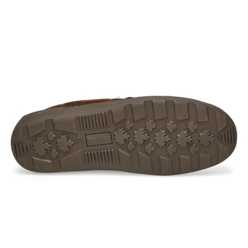 SoftMocs doublé Danny Lined, cuir brun Crazyh, hom