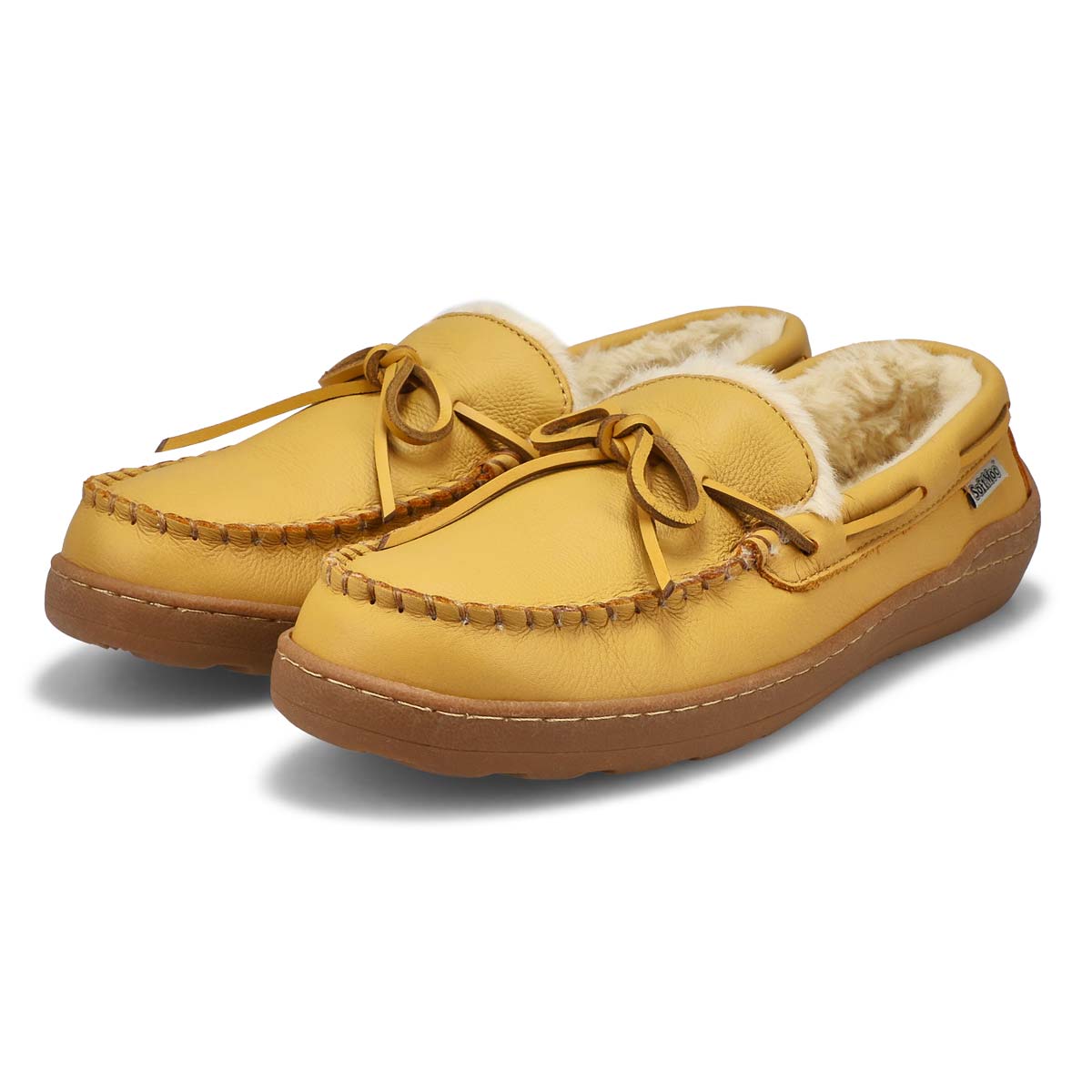 Men's Danny Fur Lined SoftMocs - Deer Cream