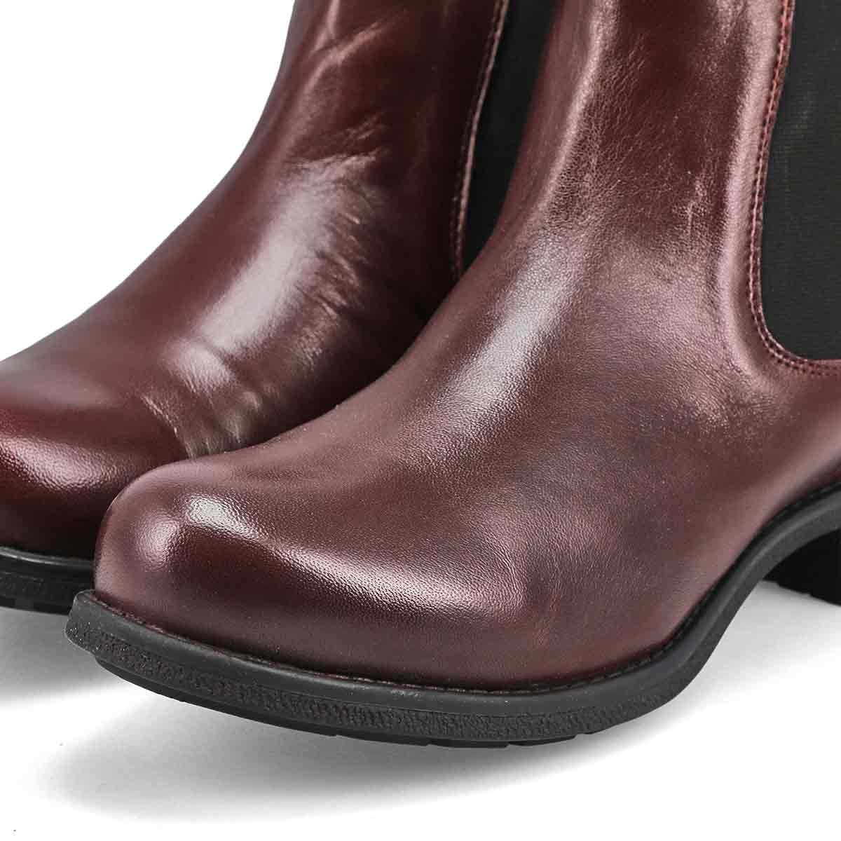 Women's Darilyn 2 Leather Chelsea Boot - Burgundy