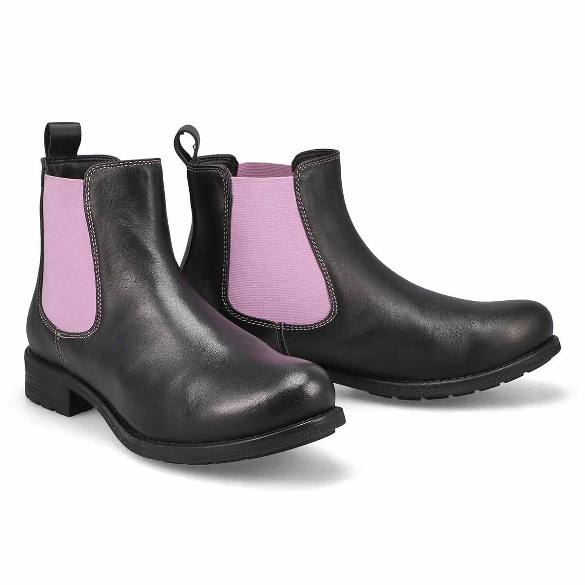 Women's Darilyn 2 Leather Chelsea Boot - Black/Mauve