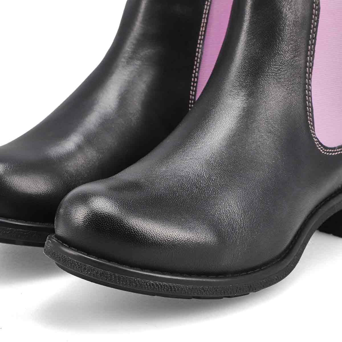 Women's Darilyn 2 Leather Chelsea Boot - Black/Mauve