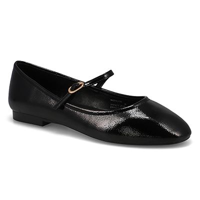 Lds DeeDee Patent Dress Mary Jane - Black