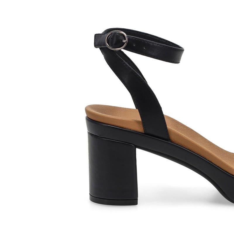 Women's Delani Ankle Strap Dress Sandal - Black