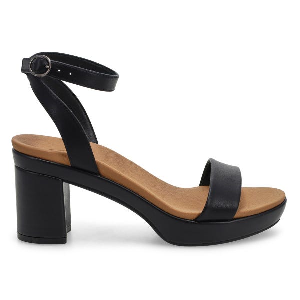 Women's Delani Ankle Strap Dress Sandal - Black