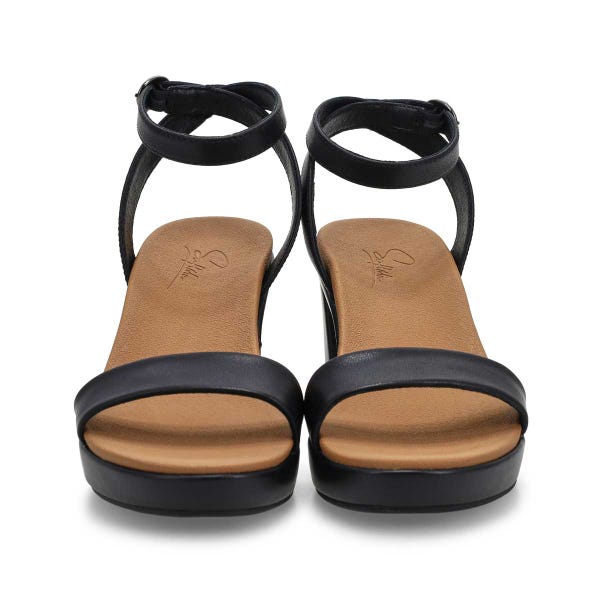 Women's Delani Ankle Strap Dress Sandal - Black