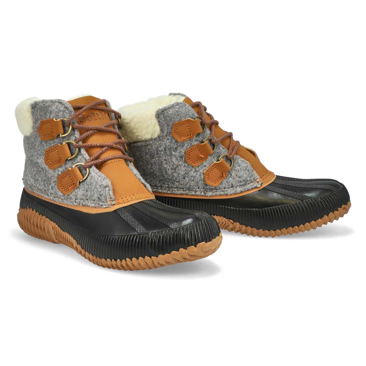 Women's Della Waterproof Lace Up Winter Boot - Grey