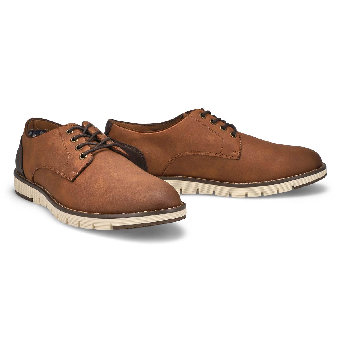 Men's Devison Casual Lace Up Oxford - Cognac