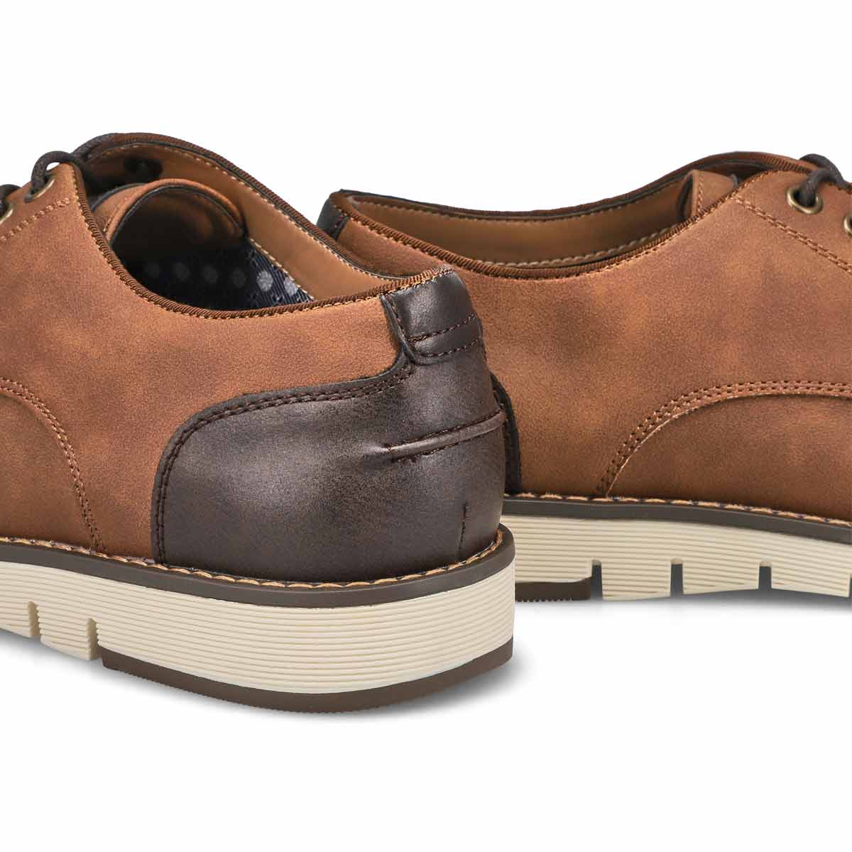 Men's Devison Casual Lace Up Oxford - Cognac