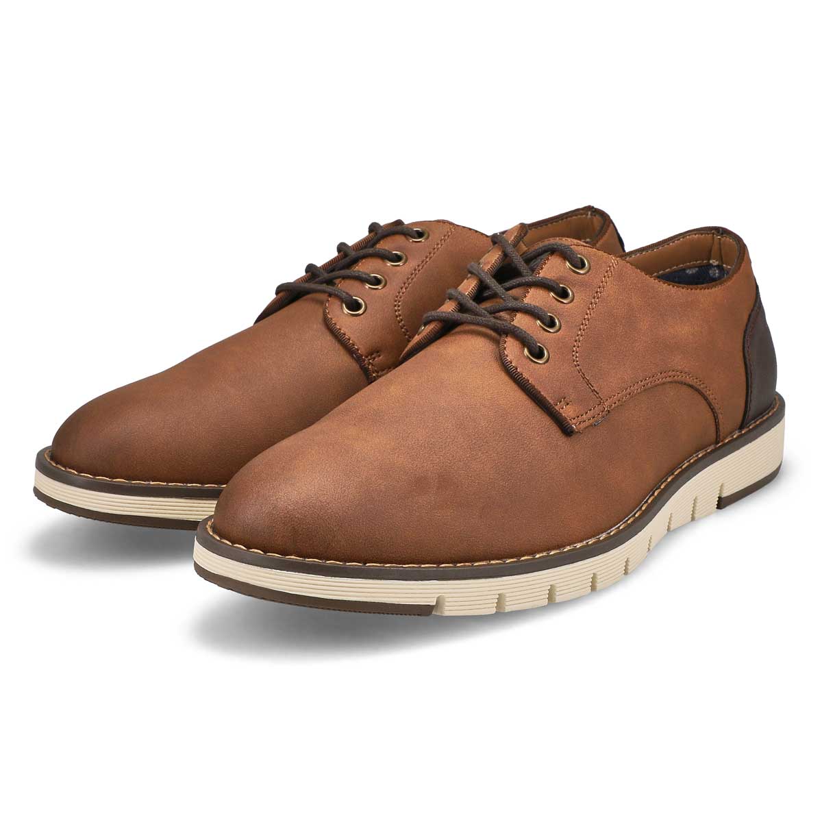 Men's Devison Casual Lace Up Oxford - Cognac